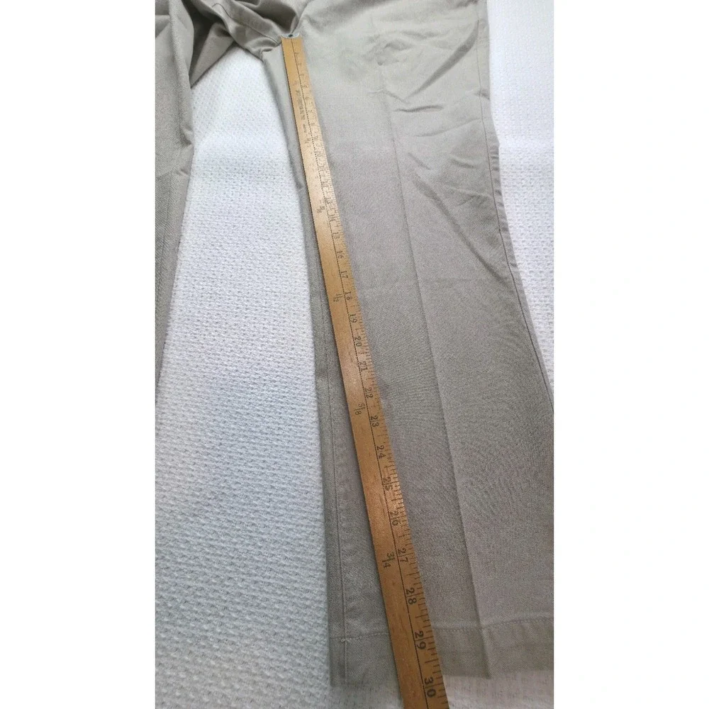 Banana Republic Kentfield Pant Men's 36x30 Khaki Flat Front Chino Cotton